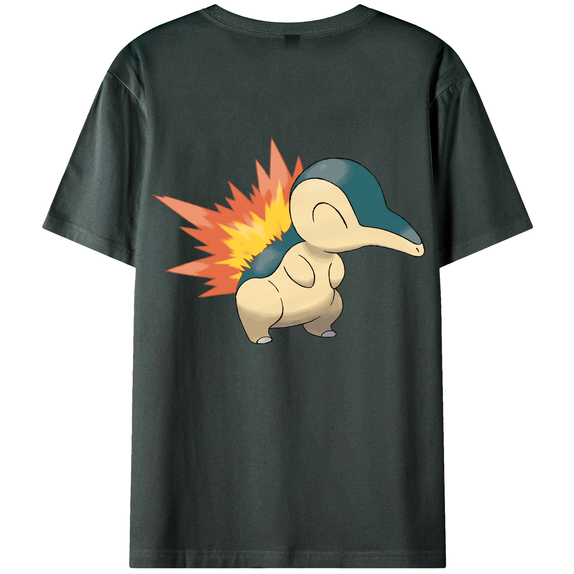 （画像用） ポケットモンスター Pokémon 綿100％ メンズ半袖Tシャツ（バックプリント） 通気性